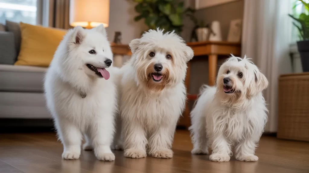 White Fluffy Dogs personality