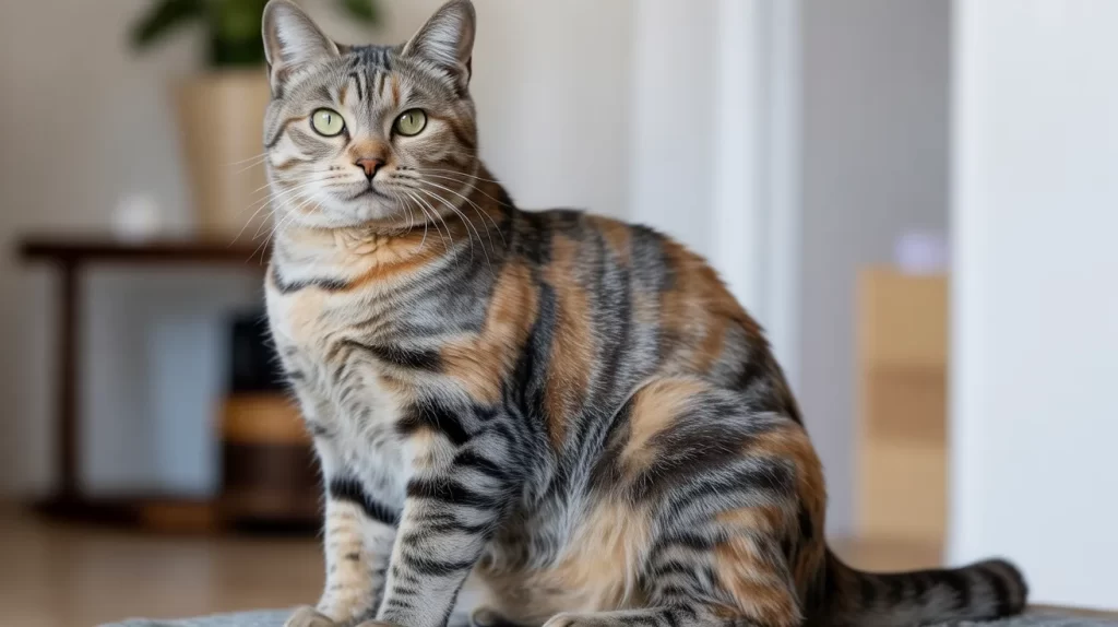 Tabby Tortoiseshell Cat Tabby Tortoiseshell Cat